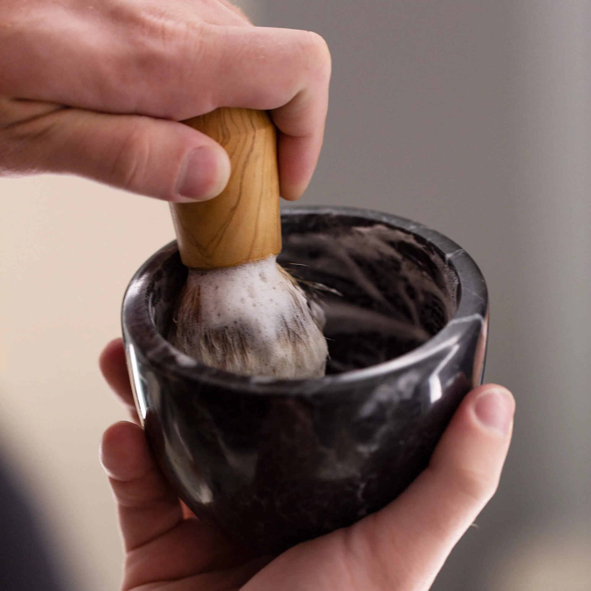 Black Marble Shave Bowl - Image 3